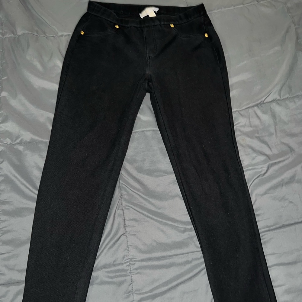 Michael Kors black pull on jeggings